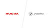 Honda and Greater Than logos