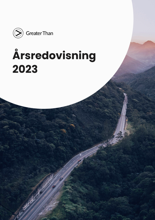 Greater Than's Årsredovisning 2023 cover page