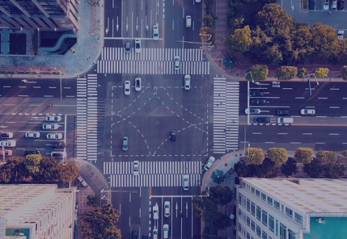 Intersection from above