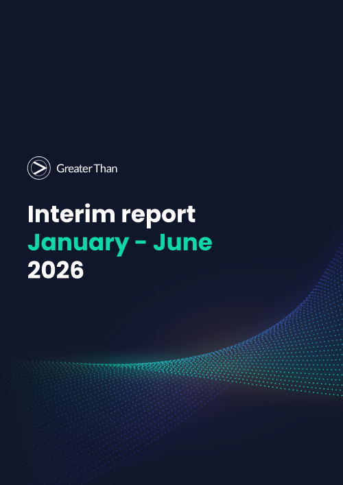 Cover image of Greater Than's interim report January - June 2026