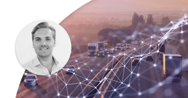 Cars driving on a highway in early morning. Profile image of Johan Forseke.