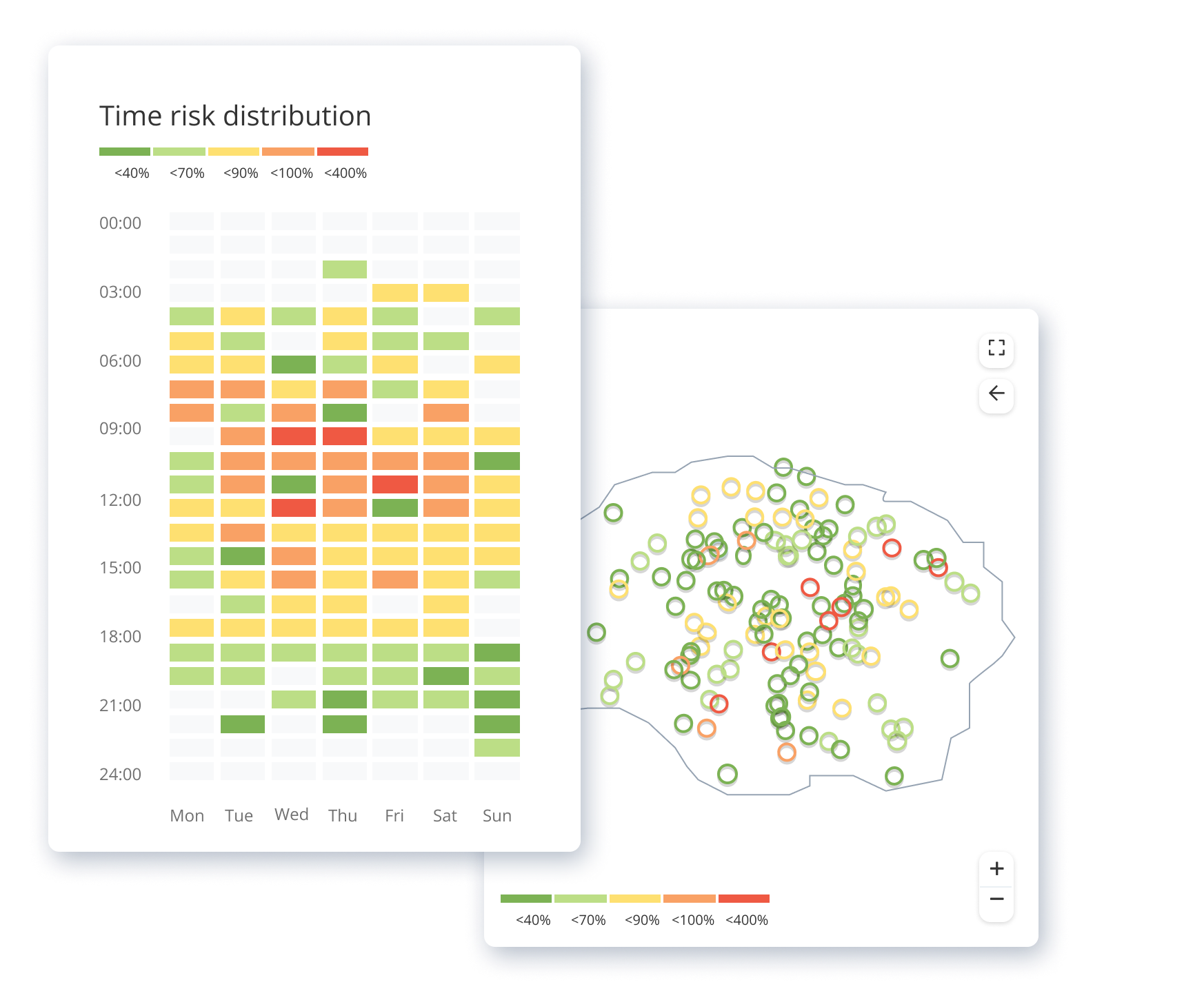 Crash Probability Dashboard Greater Than